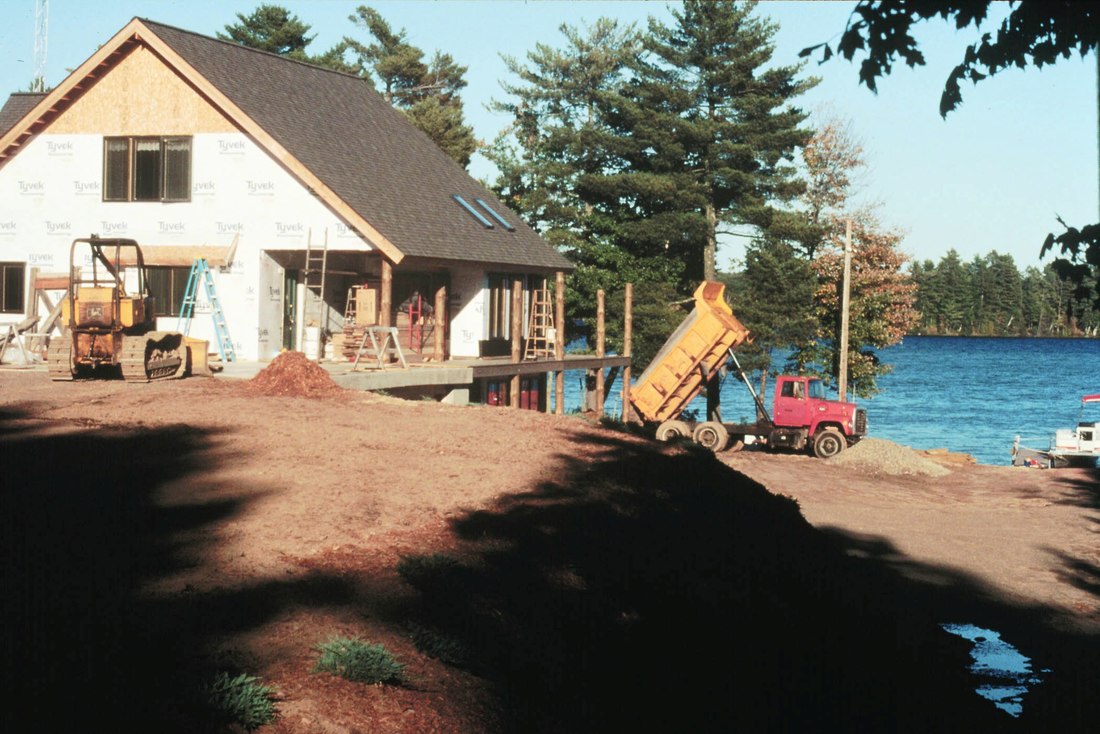 photo of house under construction