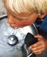 Photo of boy drinking water